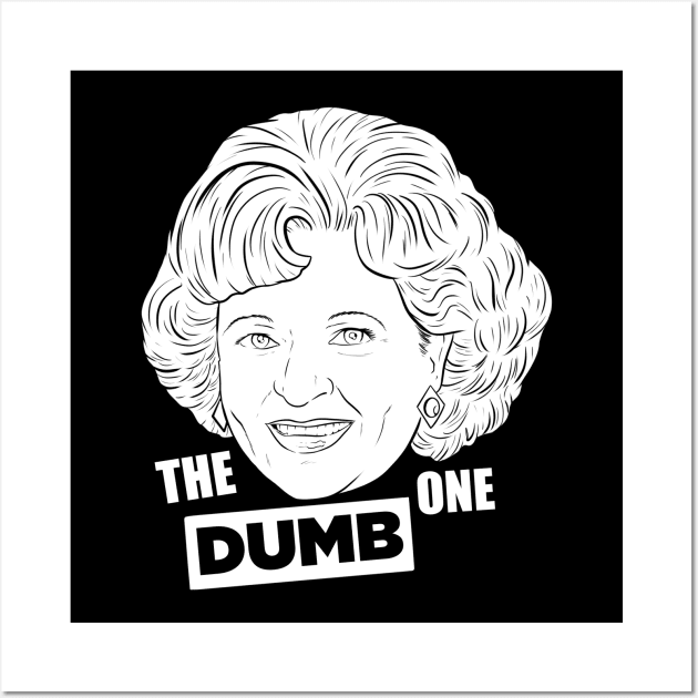 RobskiArt Rose Nylund - dark T Wall Art by RobskiArt